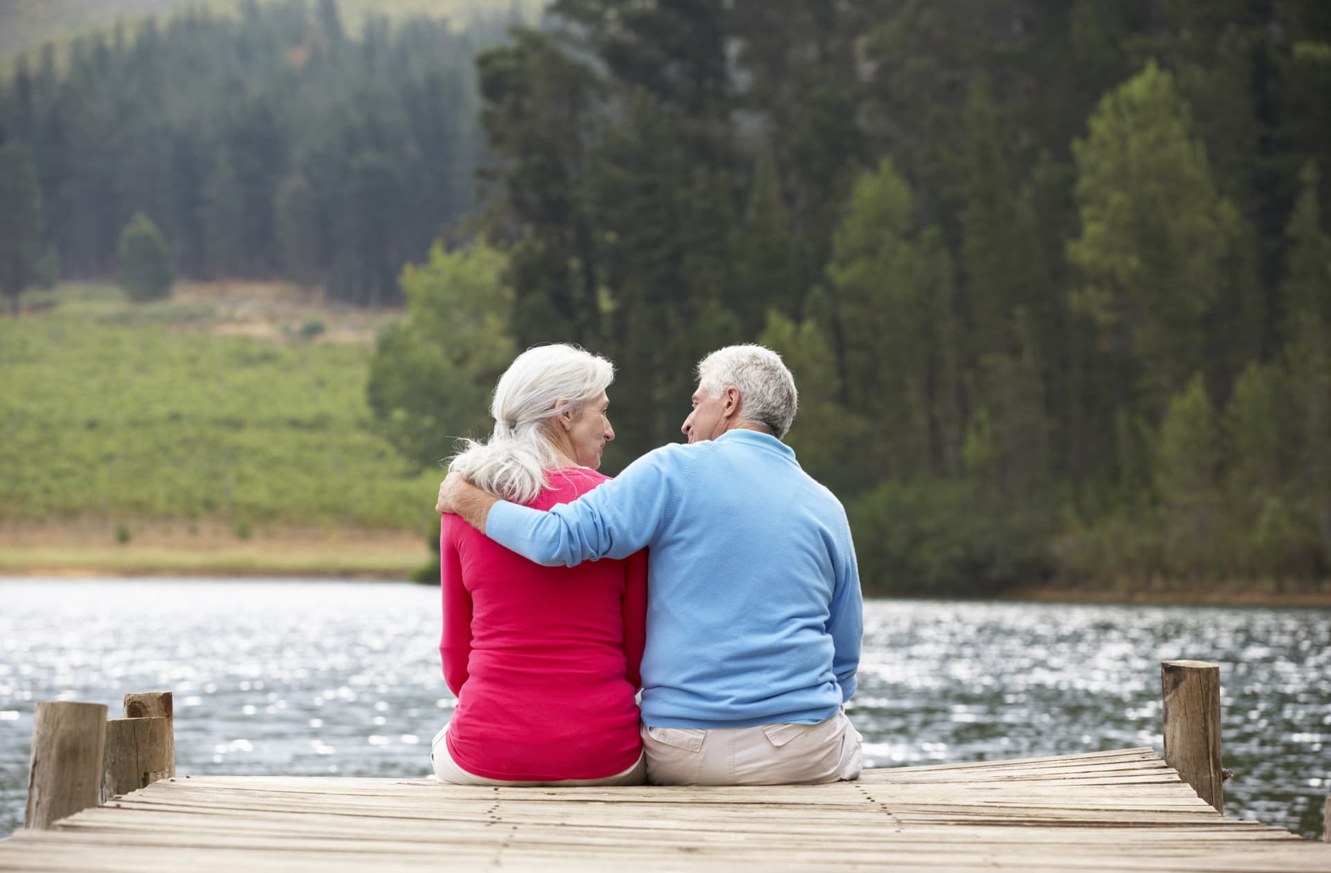Man en vrouw liefde